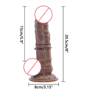 Dildo con Correa para Mujer, PVC, Artificial, con Ventosa, Pene Grande Realista y Suave, Cinturón, Juguetes Sexuales Anales para Parejas Adultas, 18+, Resistente al Agua IPX7 - Product Image 2