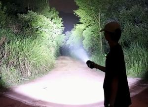 600 Lumen <b>LED</b> Tactical Flashlight Aluminum Alloy Adjustable Beam IPX4 Waterproof Type-C USB Charging 4 Modes 1000M+ Beam Sealed - Product Image 2