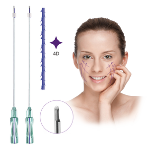 Fils PDO Cog 21G 60mm pour lifting du visage et des sourcils, qualité stable, prix de gros, Cog 4D pour lifting des yeux de renard - Product Image 4