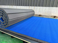 Tapis de sol en mousse collée XPE de 42 pieds x 6 pieds pour cheerleading, lutte et judo, qualité supérieure, fourni directement par l'usine, pour l'exportation