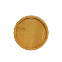 Ensemble de sous-verres ronds en bois pour table basse, artisanat en bois naturel, enseignes murales