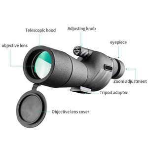 Cannocchiale HD 25-75X60, Potente Telescopio Monoculare con Zoom, Prisma Impermeabile per Birdwatching, Tiro al Bersaglio, Campeggio - Product Image 3