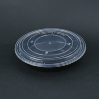 Boîte d'emballage alimentaire à emporter de gros calibre 1250ML Boîte d'emballage alimentaire en plastique jetable pour aliments