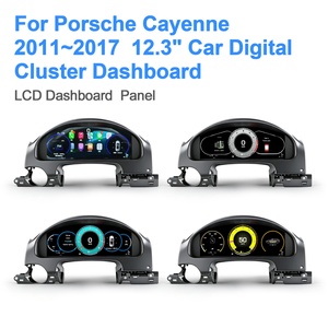 New 12.3" <b>for</b> Porsche Cayenne 958 2011 2017 <b>Car</b> LCD Dashboard Digital Cluster <b>Speedometer</b> Virtual Cockpit Carplay Ghost Screen - Product Image 2