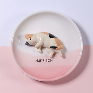 New Arrival Toy Mini Cartoon Figure Home Decor Micro Landscape Farm Decorations Resin Animal <strong>Figurines</strong> Sleeping Miniature <strong>Cat</strong> - Product Image 5