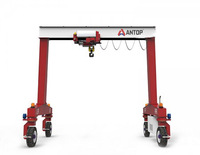 Grue à portique mobile sur pneus, grue RTG sur roues pour la logistique des conteneurs en entrepôt