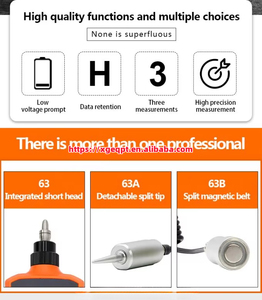 เครื่องวัดการสั่นสะเทือนแบบดิจิตอล Vc63b Mini Orange ช่วงการวัด 1-1999 ไมครอน ความเร็วการเคลื่อนที่ 0.1-199.9 มม./วินาที วิบโรมิเตอร์แบบ RMS - Product Image 5
