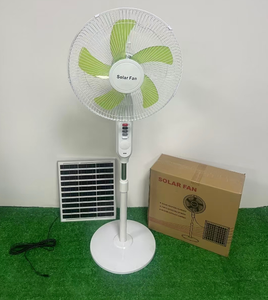 Rechargeable <b>Stand</b> <b>Fan</b> with Remote Control, 40W Solar and Lithium Battery for Home Outdoor Camping Off-Grid Use - Product Image 2