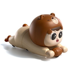 Mainan Edukasi Bayi 2025, Boneka Hewan Lucu untuk Belajar Merangkak, Mainan Plastik Bersuara untuk Bayi - Product Image 1