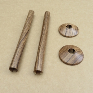 Anello Decorativo per Tubi <span class=keywords><strong>Cromato</strong></span> Effetto Legno, Copertura a Scatto per Tubi dell'Acqua, Anello Decorativo per Tubi di Riscaldamento, Copertura per Fori di Apertura - Product Image 4