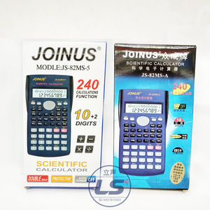 เครื่องคิดเลขวิทยาศาสตร์ Joinus รุ่น JS-82MS-5 10+2 หลัก 240 ฟังก์ชัน ใช้พลังงานสองระบบ สำหรับนักเรียน - Product Image 1
