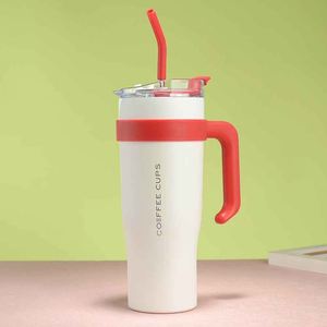 Asmega <b>Coffee</b> Stainless Steel Tumbler Vacuum Insulated Travel Mug With Lid Modern Design For Hot Cold Drinks - Product Image 3