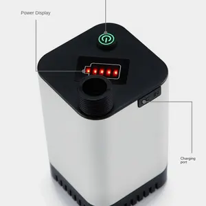 Pompe de douche électrique portable 5200 mAh rechargeable, douche manuelle <span class=keywords><strong>pour</strong></span> le camping, le lavage de voiture et le bain des animaux de compagnie - Product Image 1