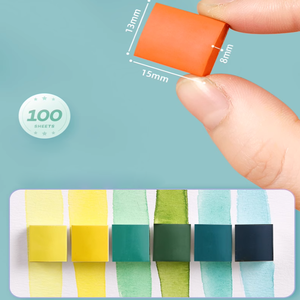 Kit de Pinceles de Acuarela <span class=keywords><strong>para</strong></span> Estudiantes Principiantes OEM/ODM, Juego de Pinturas de Acuarela Sólidas con Paleta - Product Image 3