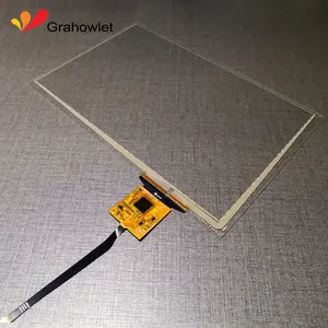 PCAP (capacitivo projetado) nenhum painel transparente do vidro táctil do silk screen 10,1 polegadas
