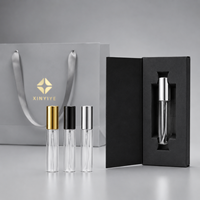 Flacon de parfum en verre transparent texturé rond, 30 ml, 50 ml, 100 ml, flacon pulvérisateur vide rechargeable avec bouchon à bord doré blanc