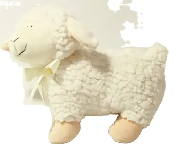 Usine chinoise directe mouton bébé jouet debout en peluche mouton jouet en peluche bébé agneau