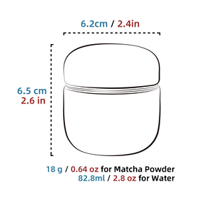 Boîte à matcha en porcelaine pour la vente en gros RTS - <span class=keywords><strong>Accessoire</strong></span> de cérémonie du thé japonaise, boîte à matcha de qualité alimentaire résistante à la chaleur - Product Image 6