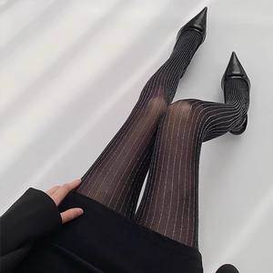 Shimmering Glitter <strong>Tights</strong> for Women Sheer Stockings Sparkle Pantyhose Fashion Hosiery Legwear - Product Image 4