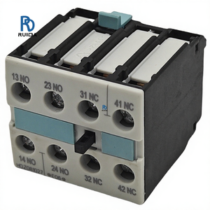 Bloque de Contacto Auxiliar de Aleación de Plata 3RH1921-1FA22 AC 230V/DC 24V IP20 con Terminal de Tornillo, Montaje a Presión, Accesorio Enlazable para - Product Image 1