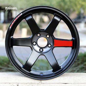 ล้ออัลลอยฟอร์จหลังการขายล้อแม็กดีไซน์ <span class=keywords><strong>TE37</strong></span>น้ำหนักเบา<span class=keywords><strong>ขอบ</strong></span><span class=keywords><strong>18</strong></span>นิ้วสำหรับรถยนต์ BRZ FK8 Supra ประเภท M3 E46 - Product Image 2