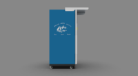Distributeur d'eau intelligent commercial RO avec écran tactile, station de purification d'eau de luxe pour halls d'hôtel (garantie 1 an) 1-10L