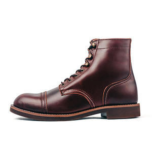 <span class=keywords><strong>Botas</strong></span> de cuero genuino estilo americano retro con capa superior de piel de vaca, <span class=keywords><strong>botas</strong></span> de desierto, <span class=keywords><strong>botas</strong></span> de motociclista con suela adhesiva <span class=keywords><strong>tipo</strong></span> <span class=keywords><strong>Martens</strong></span>. - Product Image 5