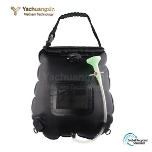 Portable Outdoor Shower Water <b>Bag</b> <b>20L</b> Oxford Cloth Rectangular Multifunctional With Spray Head For Camping Hiking - Product Image 3