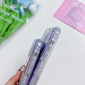 Trái Tim Chống Sốc Mềm Thiết Kế Mô Hình Trong Suốt Gương In Ấn Đầy Màu Sắc Thời Trang Phim Hoạt Hình Ống Kính Rõ Ràng Điện Thoại Di Động Trường Hợp - Product Image 2