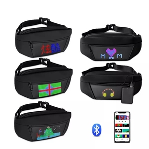 Bolso LED inteligente programable por APP con Bluetooth, bandolera con píxeles, control por APP, animaciones de texto DIY, bolso de pecho/cintura - Product Image 4