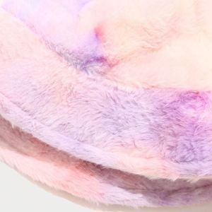 Chapeau Bob Unisexe Personnalisé en Fausse Fourrure Tie-Dye avec Logo Brodé pour Sport d'Hiver et Cyclisme en Extérieur – Vente en Gros - Product Image 5