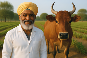 نظام الموجات فوق الصوتية البيطري XUCHN MSU1 للمزارع والمواشي، جهاز مسح رقمي محمول بشاشة LCD ملونة مقاس 5.7 بوصة وهيكل معدني مدمج - Product Image 5