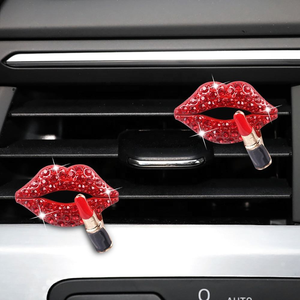 Difusor de Aromaterapia con Diamantes de Imitación para Decoración Interior, Ambientador de Coche con <span class=keywords><strong>Clip</strong></span> para Ventilación y Fragancia - Product Image 1
