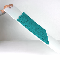 FIGOO-Non-slip Chenille Bathmat Super Absorbent Bathroom Rug Machine Washable Soft Shaggy Shower Mats for Home Hotel