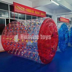 HUAYUE parque acuático colorido al aire libre 2,2*2M rodillo de agua inflable juegos flotantes <span class=keywords><strong>rueda</strong></span> rodante para adultos y niños - Product Image 2