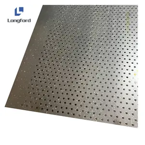 14 Gauge Steel Slotted Hole Perforated Aluminum Sheet Round Pattern Aluminum metal sheet for decoration