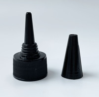 Chapeau en plastique de Bec De Col diamètre 24/410 28mm-410 Longue Pointe Yorker Casquettes avec. 030 Orifice Trou