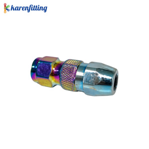 Buse de graissage à 6 mâchoires bleue résistante aux chocs -001 NPT1/8" pour machines-001 - Product Image 4