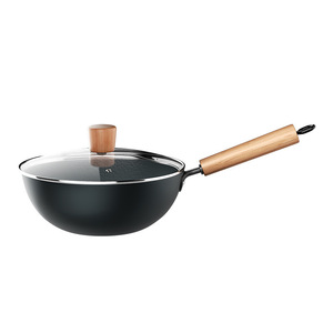 Mini Cast Iron Wok Uncoated Single Serving For Stir Frying Baby Food Induction Cookers - Product Image 1