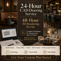 Ensemble de mobilier de restaurant Chesterfield moderne de luxe, banquette en cuir sur mesure pour projets de café, hôtel, bar, vente en gros