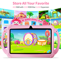Tablette Android OEM 7 pouces, tablettes éducatives pour étudiants, Android 13, 4 Go de RAM + 32 Go de ROM, tablette 7 pouces pour enfants