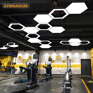 Suspension LED Moderne Créative en Aluminium, Forme Hexagonale Creuse, Lumière du Jour 6000K, Garantie 5 Ans - Product Image 6