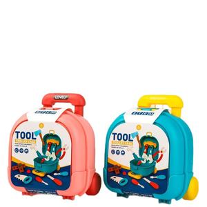 Ensemble d'outils de maison de jeu en plastique éducatif pour enfants cultivant la capacité pratique avec outil de réparation de boîte de traction pour l'apprentissage <span class=keywords><strong>du</strong></span> jeu - Product Image 2