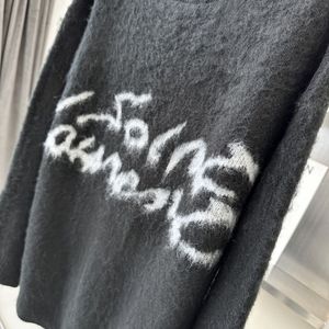 Crazymaker Cao Cấp Biểu Tượng Tùy Chỉnh Chải Mohair Len Đan Jacquard Mờ Dệt Kim Cotton Dệt Kim Jumper Áo Len Cho Nam Giới - Product Image 4
