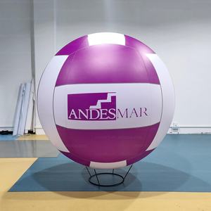 <span class=keywords><strong>Ballon</strong></span> de volley-ball gonflable géant avec logo personnalisé Modèle de football décoratif <span class=keywords><strong>Ballon</strong></span> de volley-ball gonflable géant - Product Image 1