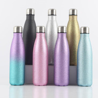 Vasos Ecológicos de Acero Inoxidable de Doble Pared, Botellas de Agua para Cola, Vaso Sublimable con Diseño Personalizado