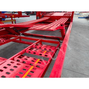 Remorque de <span class=keywords><strong>transport</strong></span> de voitures à suspension pneumatique à 2 essieux, norme européenne, capacité 8 véhicules - Product Image 5