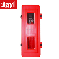 Cabinet en plastique de l'extincteur 10LBS 6KG Firebox couleur rouge et noire