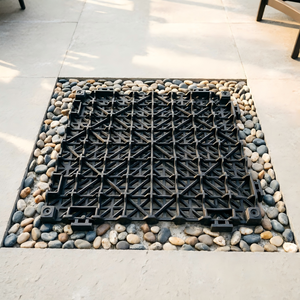 Tapis de <span class=keywords><strong>bain</strong></span> en PVC à drainage creux, antidérapant, séchage rapide, anti-moisissure, tapis de sol à emboîtement, facile à assembler, imperméable pour douche et salle de <span class=keywords><strong>bain</strong></span> - Product Image 1