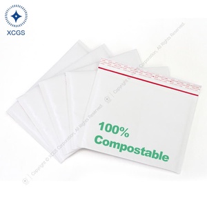 เมลเลอร์ฟองสบู่คราฟท์แบบย่อยสลายได้น้ำหนักเบาสำหรับร้านค้าปลีกออนไลน์ที่มีแผ่นบุกันกระแทกและบรรจุภัณฑ์สีเขียว - Product Image 3